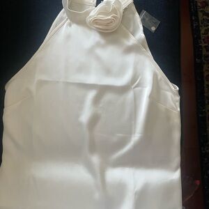 Cynthia Rowley White Halter Top